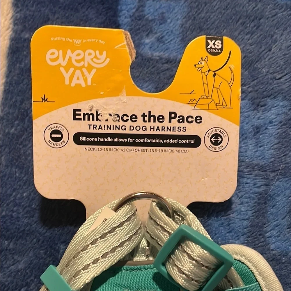 EveryYay Turquoise Dog Harness